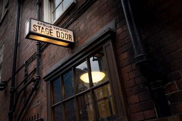 Stage door of the Apollo Theatre, London. ©Neil Turner, January 2016